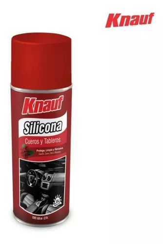 SILICONA CUERO Y TABLERO SPRAY ROSAS 450ML "KNAUF"