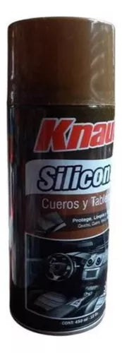 SILICONA CUERO Y TABLERO SPRAY CUERO 450ML "KNAUF"