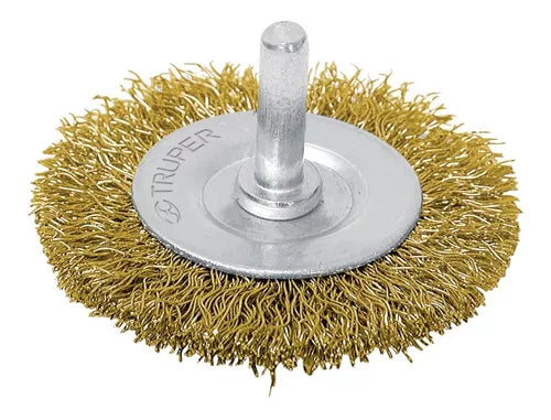 ESCOBILLA CIRCULAR 2" - 1/4" ALAMBRE GRUESO "TRUPER"