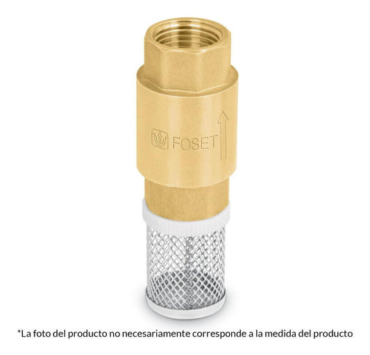 LLAVE CHECK PIE CANASTILLA 3/4" "FOSET"