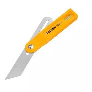 ESCUADRA FALSA 8" MANGO PVC "TOLSEN"