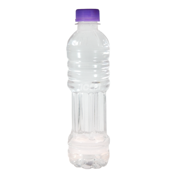 BOTELLA PLASTICA TRANSPARENTE C/TAPA 450 ML