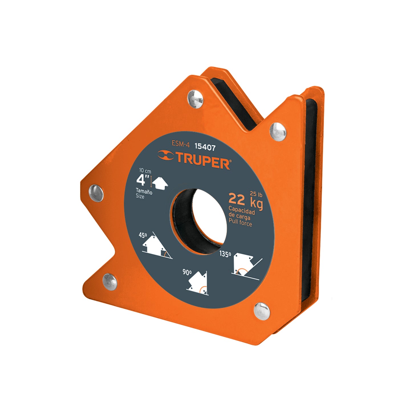 ESCUADRA IMANTADA 4" - 23 KG "TRUPER"