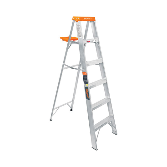ESCALERA DE TIJERA TIPO ll 5 PELDAÑOS Y BANDEJA, "TRUPER"