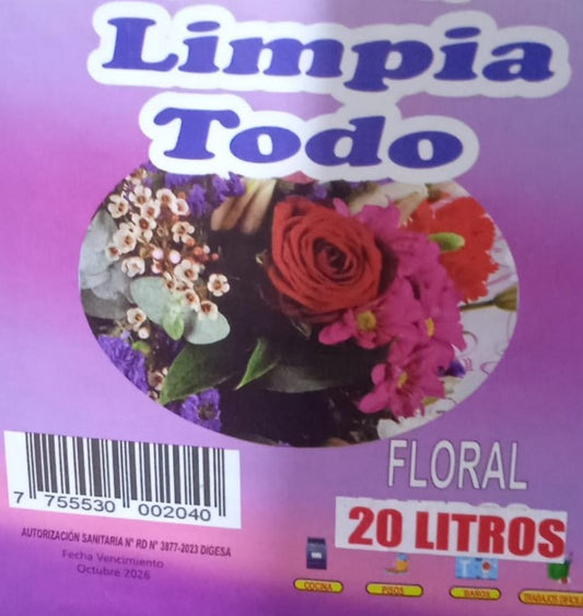 LIMPIATODO FLORAL X GRANEL (100ML)