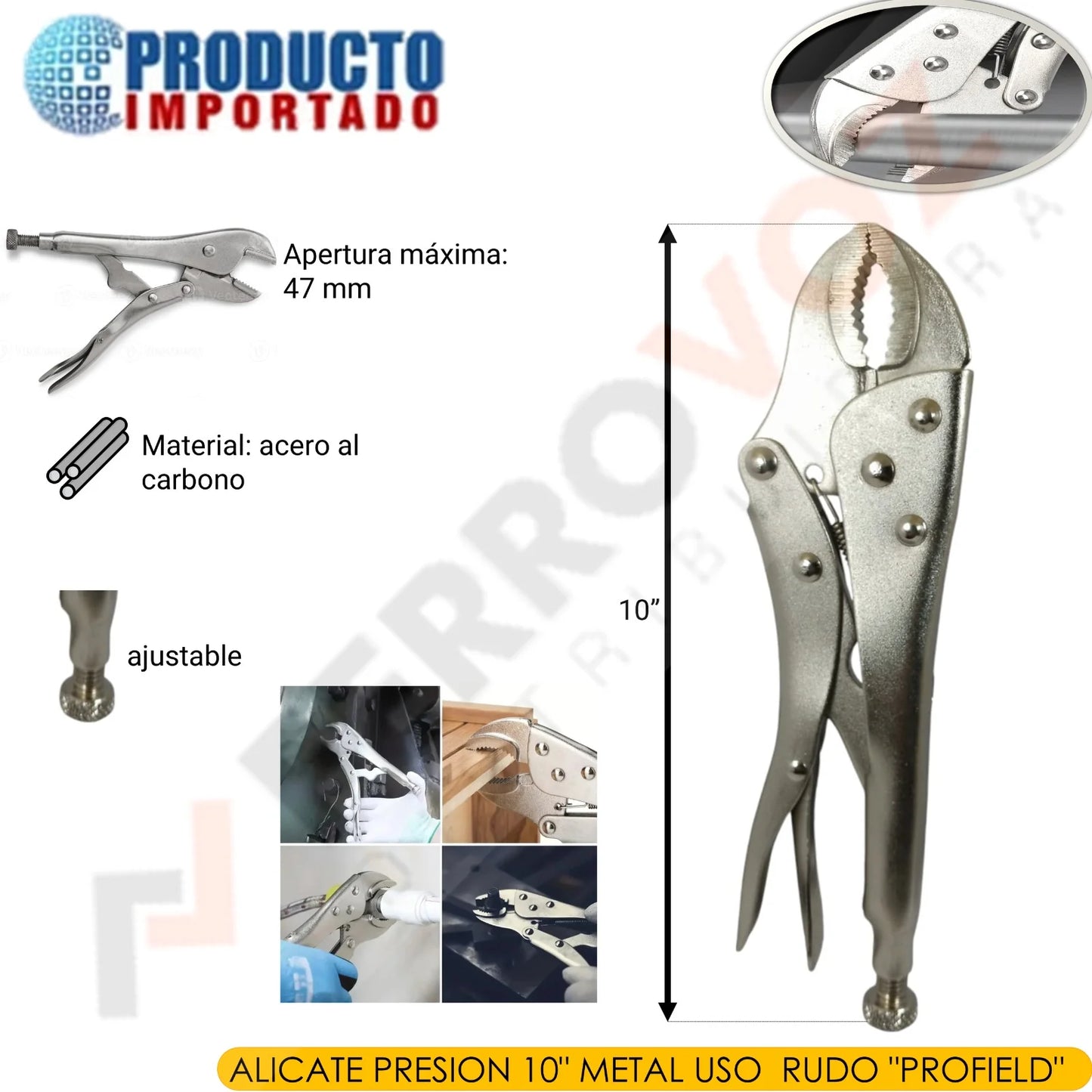ALICATE PRESION 10" "PROFIELD"