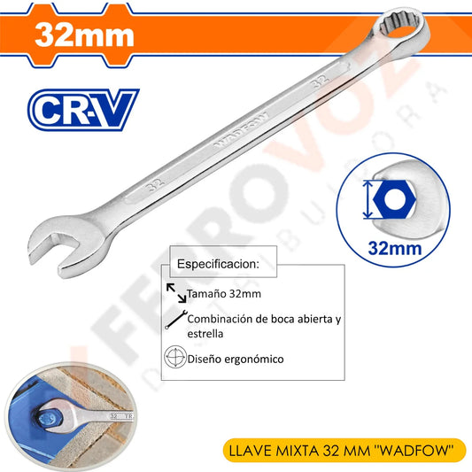 LLAVE MIXTA 32 MM "WADFOW"