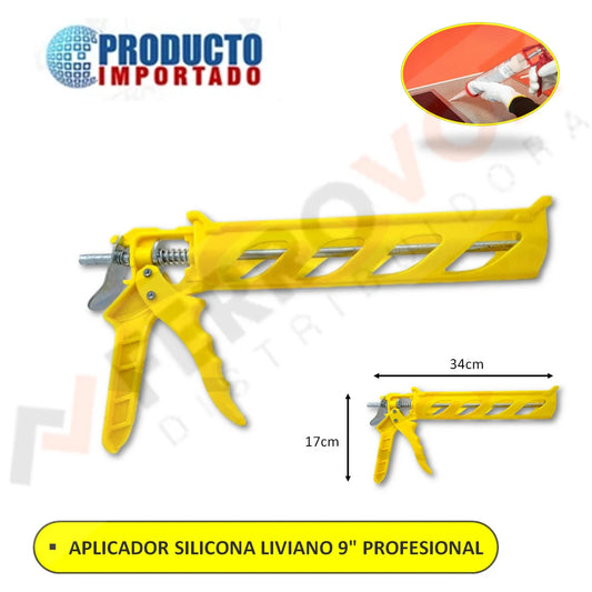 APLICADOR SILICONA LIVIANO 9" PROFESIONAL