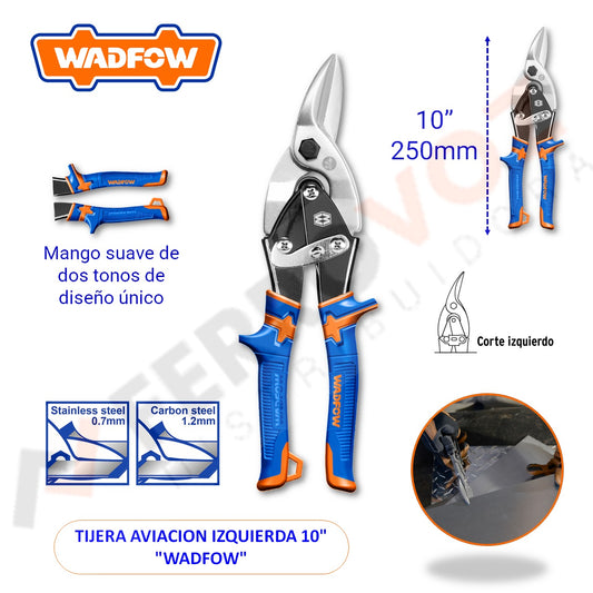 TIJERA AVIACION IZQUIERDA 10" "WADFOW"