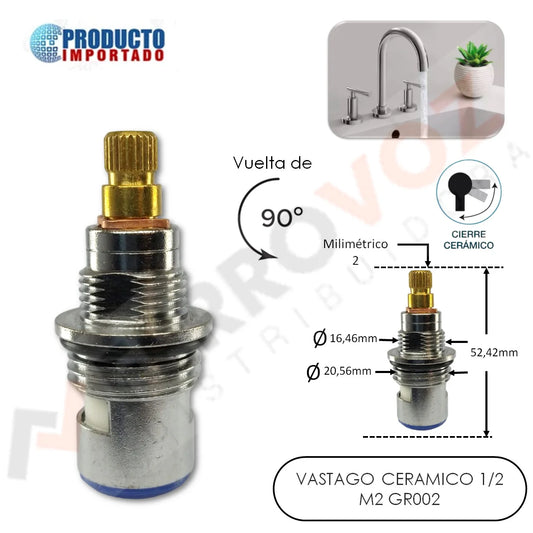 VASTAGO CERAMICO 1/2 M2 GR002