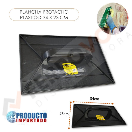 PLANCHA FROTACHO PLASTICO 34 X 23 cm