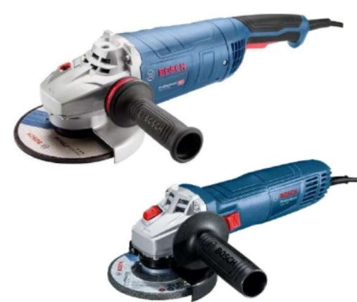 AMOLADORA ANGULAR 7"  "BOSH" 2500W + AMOLADORA ANGULAR 4 1/2 "BOSH" 700W