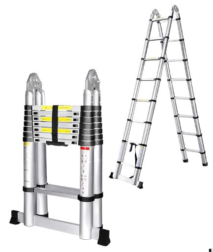 ESCALERA TELESCOPICA MULTIUSOS 16 PASOS