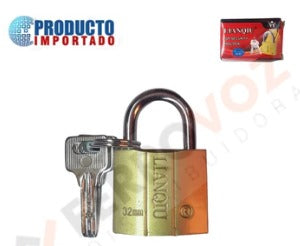 CANDADO DORADO COMERCIAL LATON #50MM