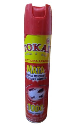 SPRAY MATA TODO (MOSCAS MOSQUITOS CUCARACHAS HORMIGAS) "TOKAI" 300 ML