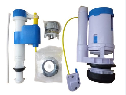 ACCESORIO COMPLETO INODORO (C/BOTON DUAL LATERAL) 7/8" "AQUATO"