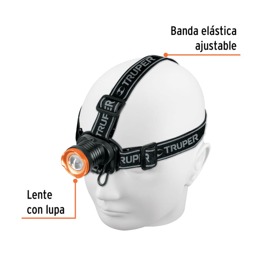 LINTERNA PARA CABEZA TRUPER 200mt