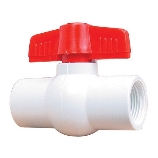 LLAVE PASO PVC S/R 1" "COMERCIAL"