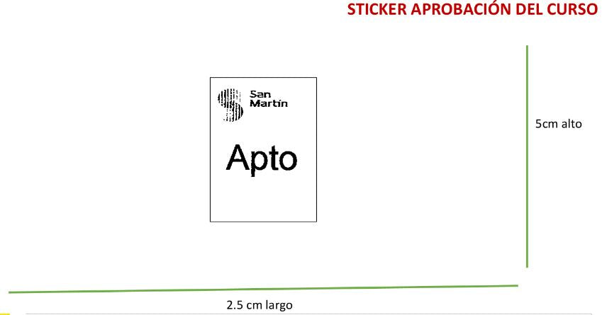 STICKER LOGO Ø 2.5X 5CM