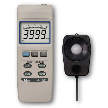 LUXOMETRO 200 000 LUMENES LX-1108 "LUTRON ELECTRONIC"