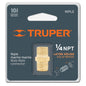 NIPLE BRONCE 1/4" "TRUPER"