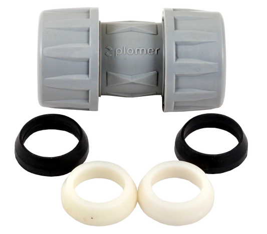 ACOPLE COMPRESION 13mm x 1/2" "PLOMER"