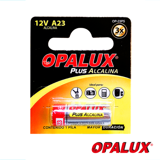 PILAS ALCALINA 12V A23 "OPALUX" ( und )