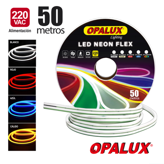 ROLLO LUZ NEON 220V BLANCO “OPALUX”