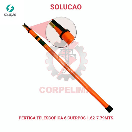 PERTIGA TELESCOPICA TRIANGULAR 5 CUERPOS "SOLUCAO"