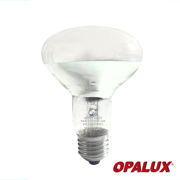 FOCO REFLECTOR 60W AMARILLO "OPALUX"