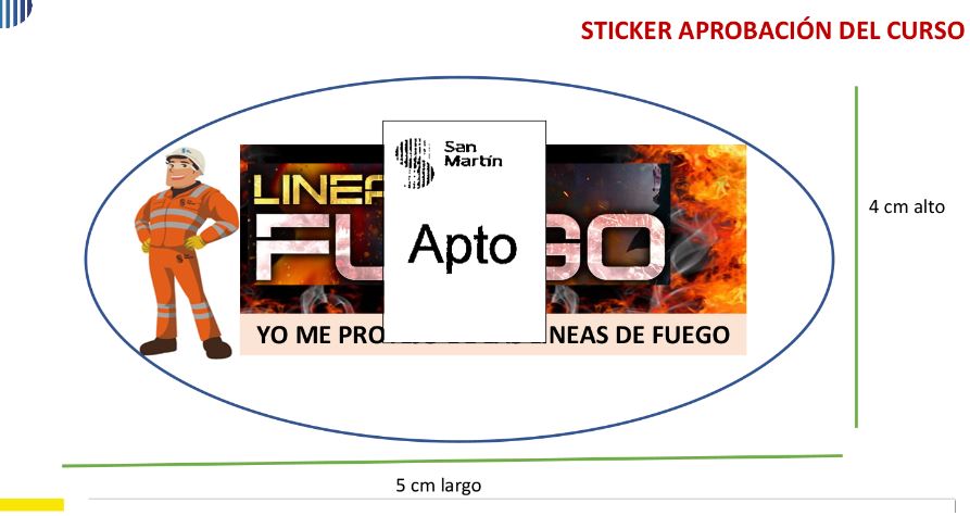 STICKER LOGO Ø 4cm x 5cm