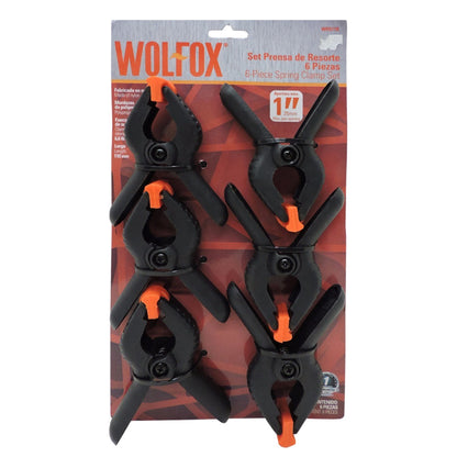 JUEGO PRENSA RESORTE 1" ( x 6 pzs )