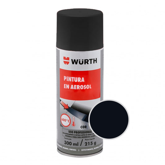 SPRAY ALTA TEMPERATURA NEGRO MATE "WURTH"