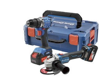 Combo  Taladro Percutor 60 NM 20V + AMOLADROA ANGULAR  Dong Cheng 20V 4Ah