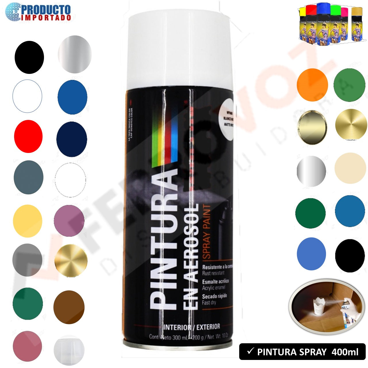 PINTURA SPRAY SILVER