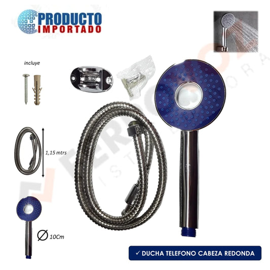 DUCHA TELEFONO CABEZA GRANDE REDONDA