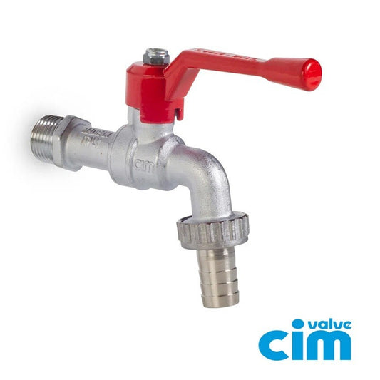 CAÑO JARDINERO CROMADA 1/2" "CIM VALVE"