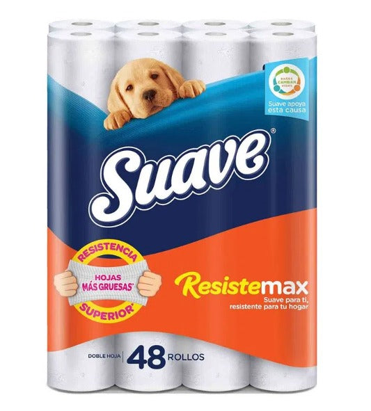 PAPEL NARANJA  DOBLE HOJA X 48 UNIDADES  "SUAVE"