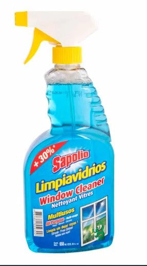 LIMPIA VIDRIO  Gatillo 650ml "SAPOLIO"