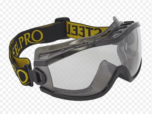 LENTE TIPO GOGGLE  CON BANDA  LUNA CLARA "STEELPRO"