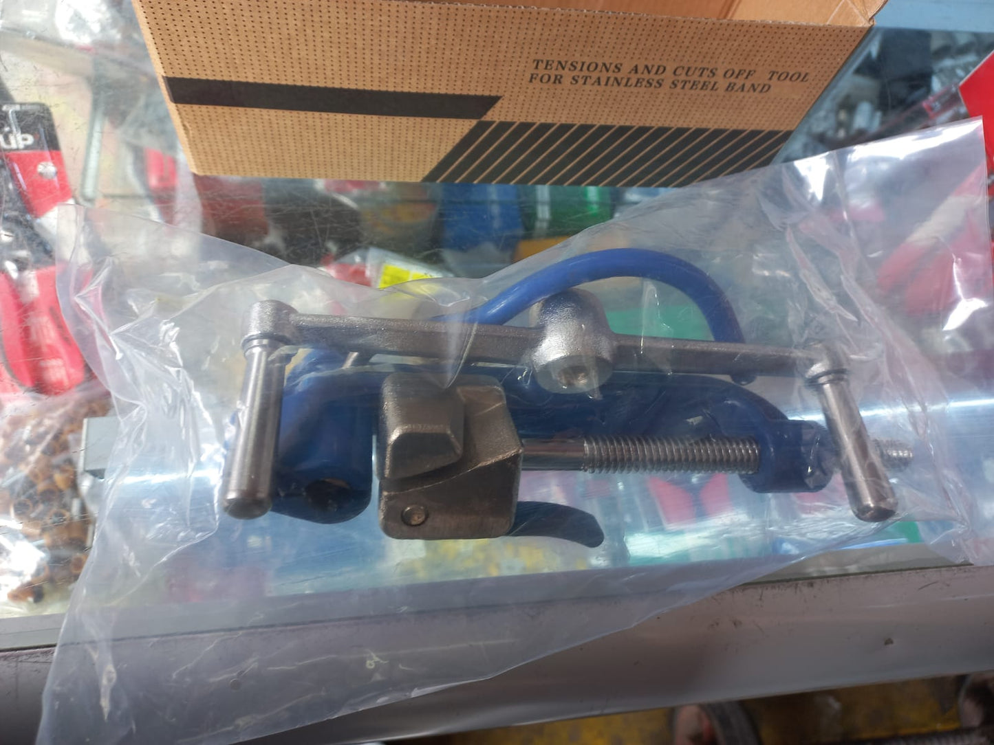 ENZUNCHADORA P/ZUNCHO METAL 3/4" "BANDINOX"