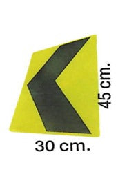 LETRERO SEÑALIZACIÓN 30 CM  X 45 CM ALTA INTENCIDAD