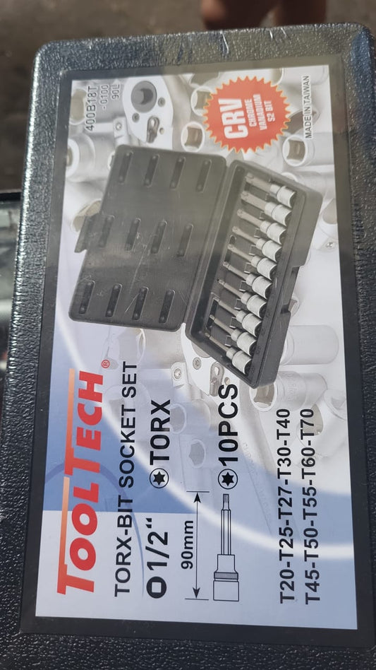 JGO DADOS PUN TORX T20-T70 C/E 1/2"  "TOOLTECH"