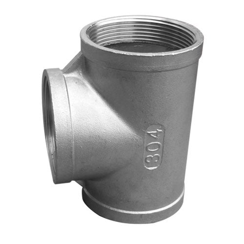TEE 1/2" ACERO INOX. C-304 C/ROSCA X 150 LBS