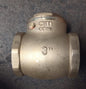 VALVULA CHECK DE BRONCE DE 3" CIM  VALVE