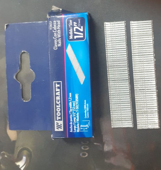 CLAVO ENGRAPADORA "1/2"  (12MM) (CAJA)