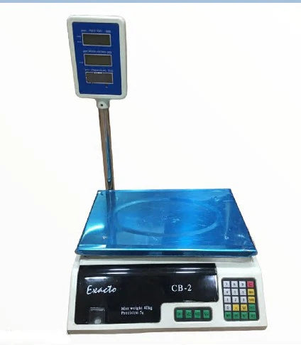 BALANZA DIGITAL TORRE 40 KG RECARGABLE