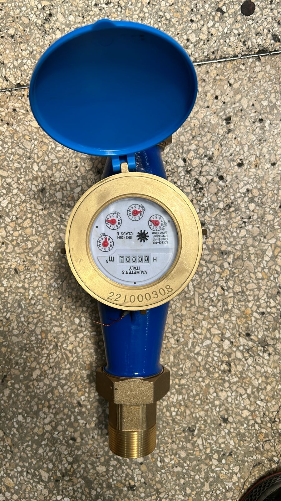 MEDIDOR AGUA  1 1/2" EXTERIOR "VALMETER'S"