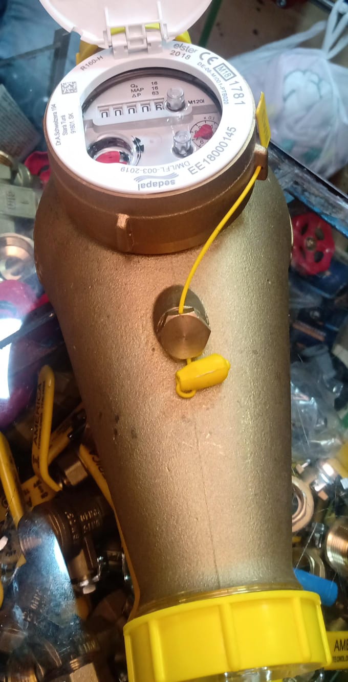 MEDIDOR  AGUA 2" x 1 1/2" EXTERIOR  M120i  "ELSTER" inc. Cert. homolgacion