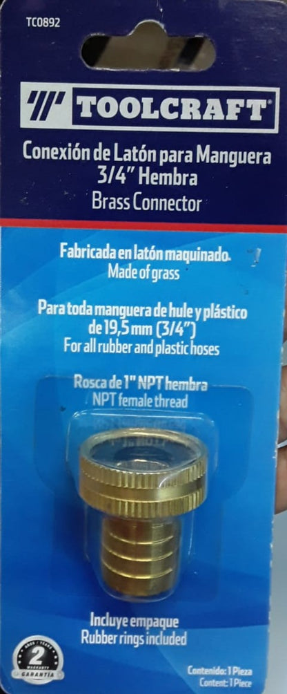 PICO CAÑO BRONCE 3/4 HEMBRA   "TOOLCRAFT"